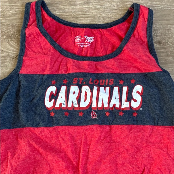 Genuine Merchandise Red and Black Cardinals Tank - Picture 2 of 7